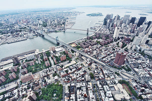 istock Arial view of New York City 465452945