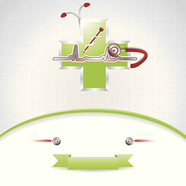 ilustrações, clipart, desenhos animados e ícones de fundo abstrato verde médico - vitamin pill science symbol human heart