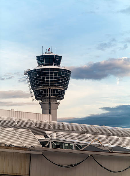 istock Munich Airport tower, Germany 465456303