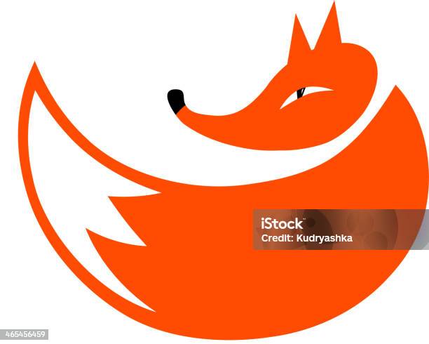 Fox Silhouette For Your Design Stock Illustration - Download Image Now - Abstract, Animal, Animal Body Part
