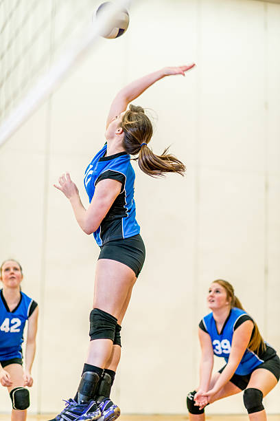 istock Girls Varsity Volleyball 465457327