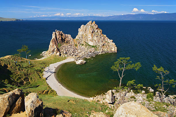 istock Shaman Rock on Baikal lake 465458340