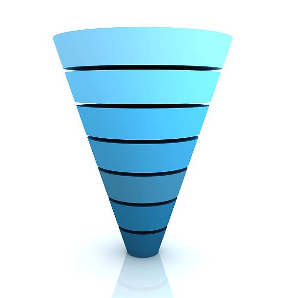 Funnel Graph Funnel Graph ship funnel stock pictures, royalty-free photos & images