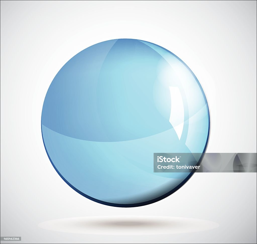 Glass Sphere Vector Glass Sphere Vector Illustration Stock Illustration - Download Image ...