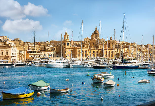 istock View of town and harbour. Valletta. Malta 465462716