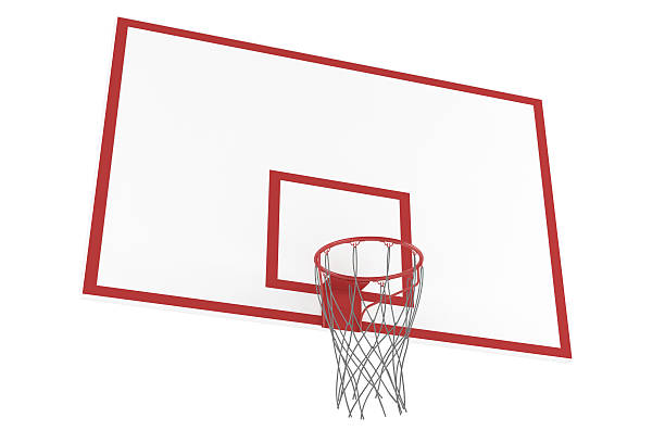 istock Basketball hoop isolated 465464465