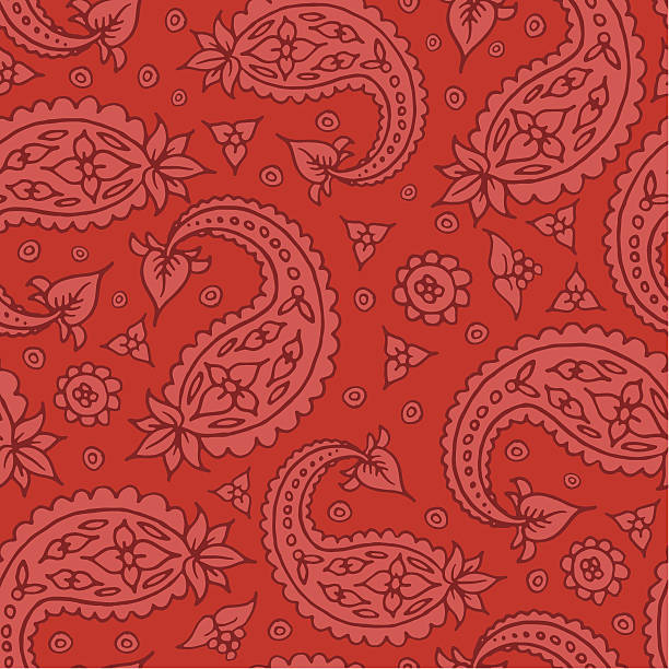 Sem costura Doodle paisley - ilustração de arte em vetor