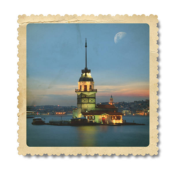istock Vintage Maiden's Tower (Clipping Path) 465466123