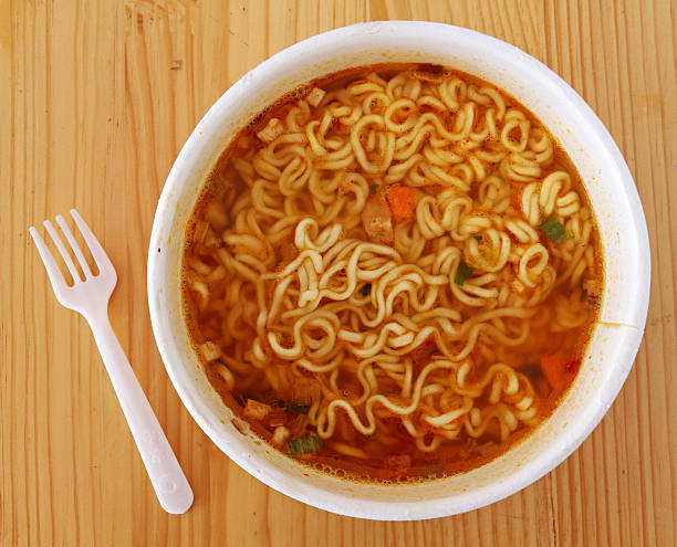 istock Instant Noodles in a Paper Bowl 465471384