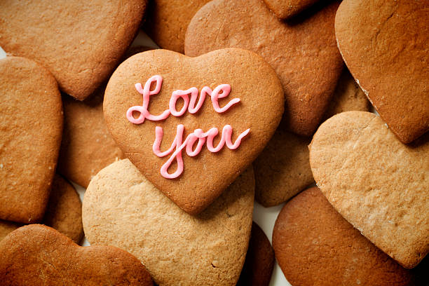 istock Valentine One and Only Love You Cookie 465472555