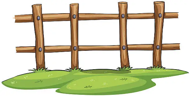 Vector illustration of Fence