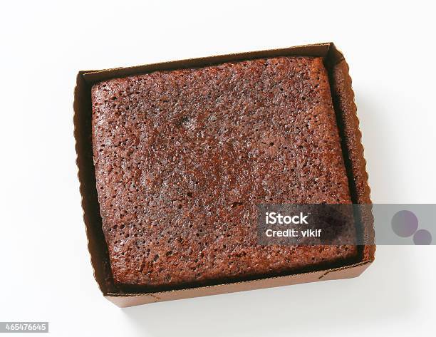 Chocolate Brownie Cake Stock Photo - Download Image Now - Brownie, High Angle View, Cake