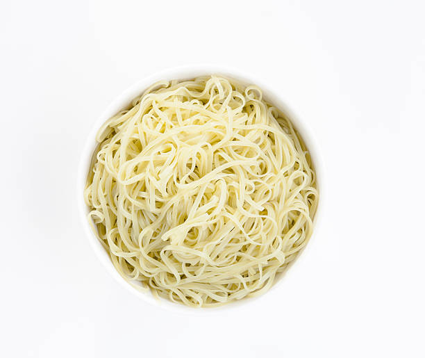 istock Noodle in a bowl isolated 465477834