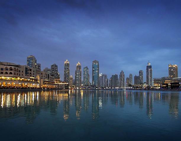 istock Port in Dubai at night 465478284