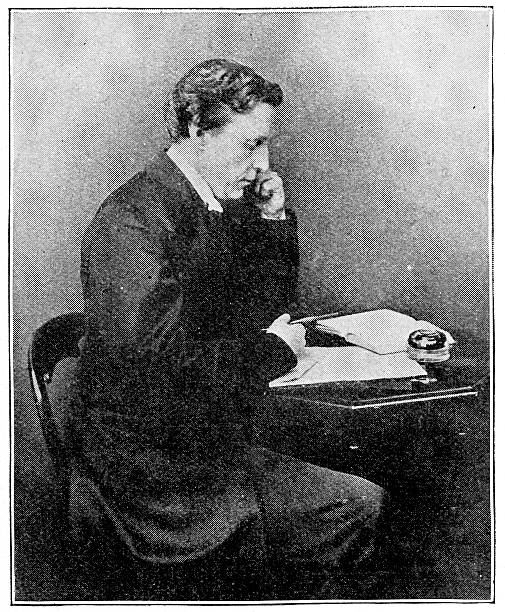 Vintage engraving of Lewis Carroll (Charles Lutwidge Dodgson) the author of Alice in Wonderland, 1898