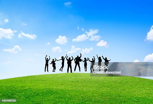 Business People Outdoors Meeting Team Teamwork Support Concept Stock Photo - Download Image Now