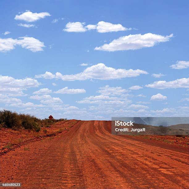 Outback Road Australia Stock Photo - Download Image Now - Arid Climate, Australia, Blue