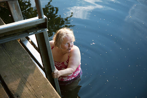 istock Senior Woman Swimmer 465483429