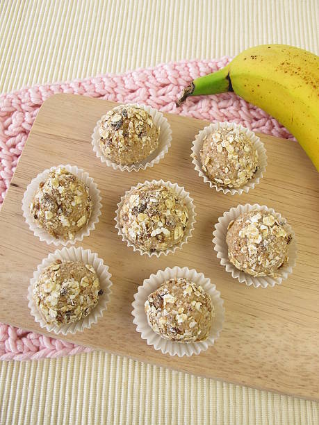 istock Muesli balls from roasted barley flour 465483590
