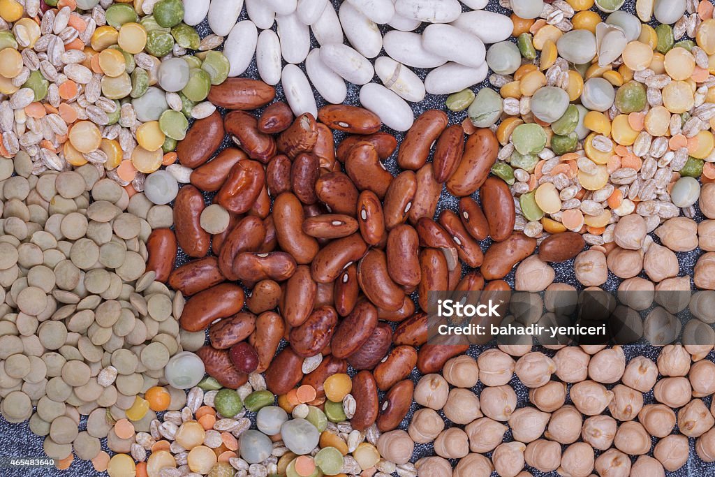 Pulses Pulses Mixture as Food Background 2015 Stock Photo