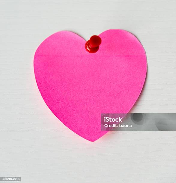 Heart Shaped Paper Stock Photo - Download Image Now - Adhesive Note,  Anniversary, Blank - iStock