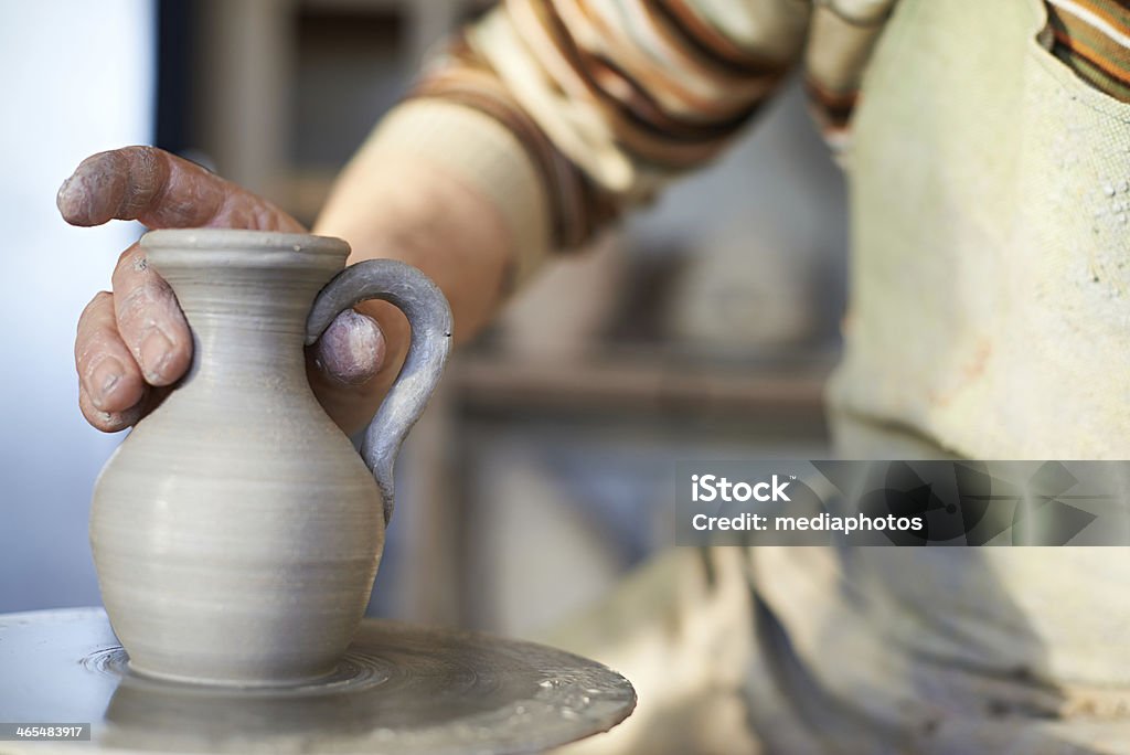Pottery Arbeit - Lizenzfrei Arbeiten Stock-Foto