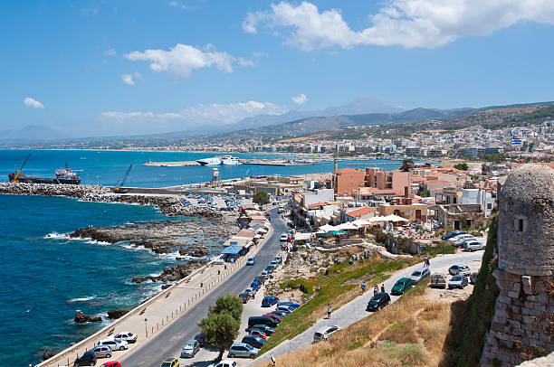 istock Panoramic view of Rethymno city on Crete, Greece. 465484148