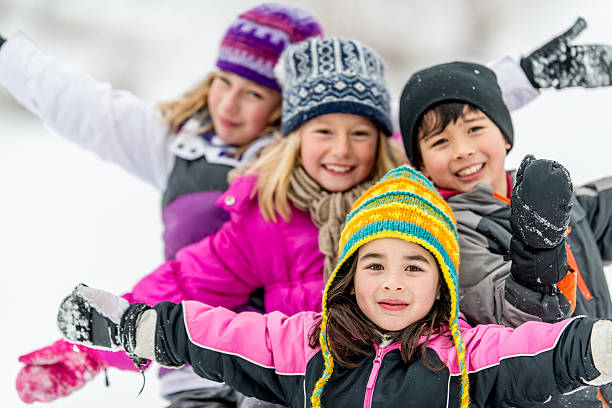 istock Children Playing in Snow 465484291