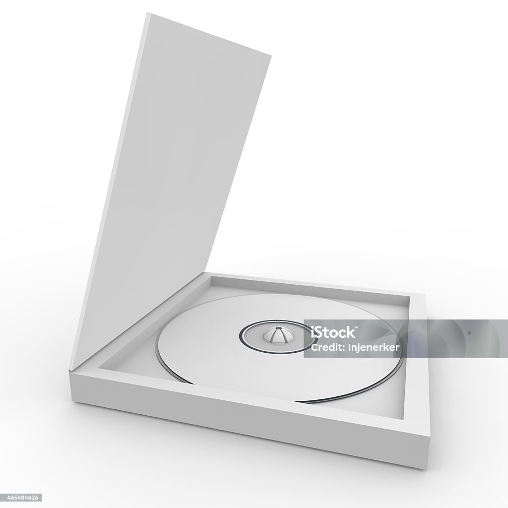 Disc Box Empty Blank White Form A Disc In A Box Stock Photo - Download Image Now ...