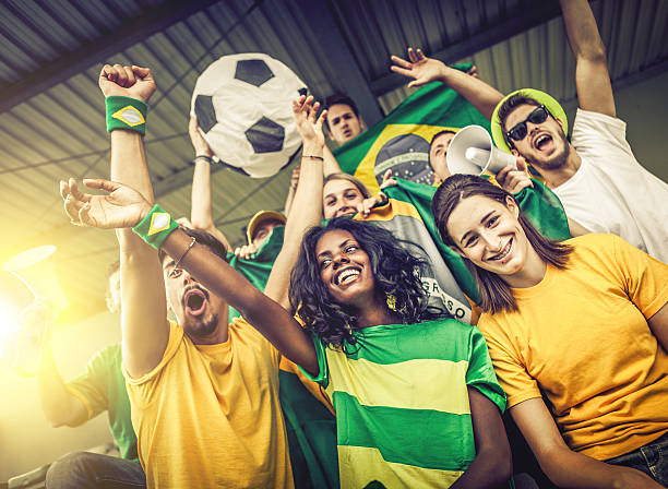 istock Sport supporters: fans of the Brazilian team 465484725