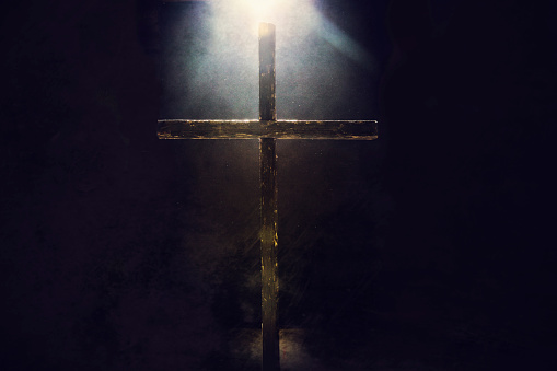 Dark Cross with Light Overhead