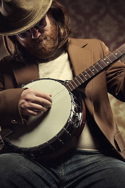 istock Banjo Man Playing a Song 465486383