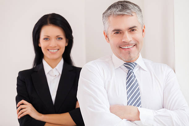 istock Cheerful business colleagues. 465488503