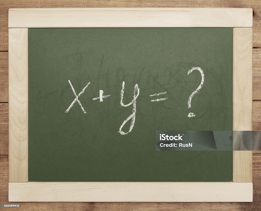 equation - Lizenzfrei Alphabet Stock-Foto