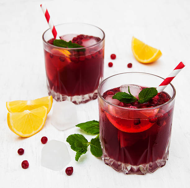 istock Cranberry cocktail with mint 465491970