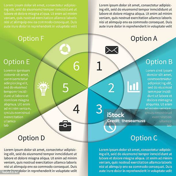 Moderne Vektorinfografik Für Businessprojekt Stock Vektor Art und mehr Bilder von Abstrakt - Abstrakt, Broschüre, Daten