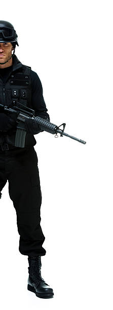 istock Half body of police 465492992