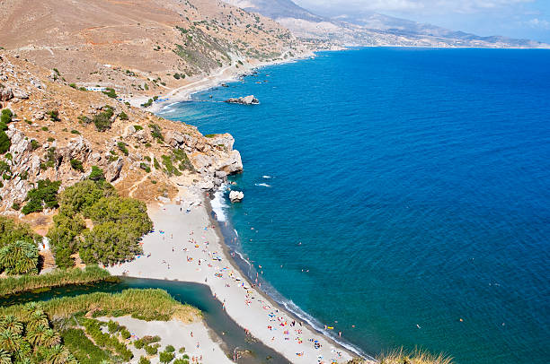 istock Preveli beach and lagoon.Crete island, Greece. 465494034