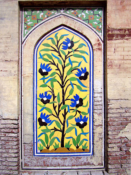 Fresco , Wazir Khan Mosque, Lahore, Pakistan