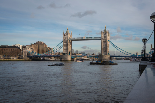 Tower Bridge London over River Thames