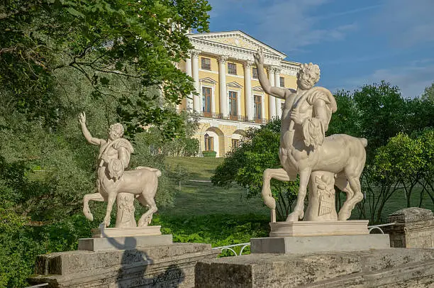 Palace in Pavlovsk park Saint-Petersburg Russia
