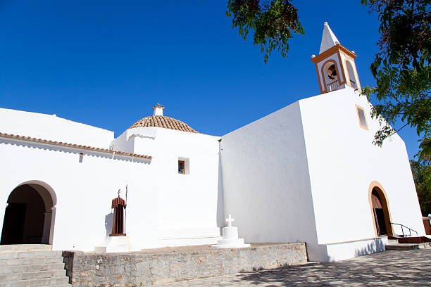 istock Ibiza white church in sant Joan de Labritja 465497104