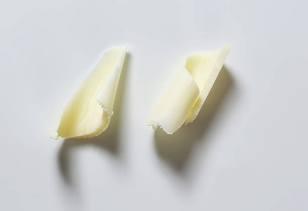 butter curls stock photo