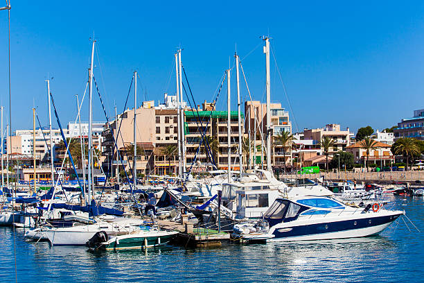istock harbor of Palma de Mallorca. 465498332