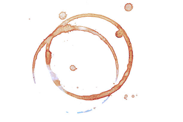 istock Brown ring stains of a coffee cup 465499569
