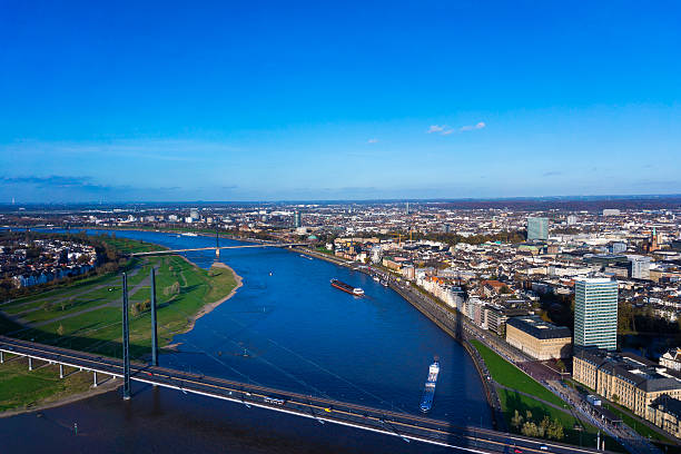 istock Duesseldorf mediahafen (harbour) in Rheinland-Westphalia, German 465501686