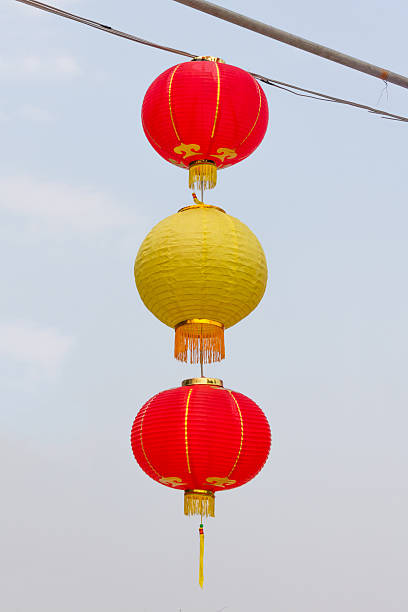 istock beautiful Red & yellow Asian Lanterns 465503358