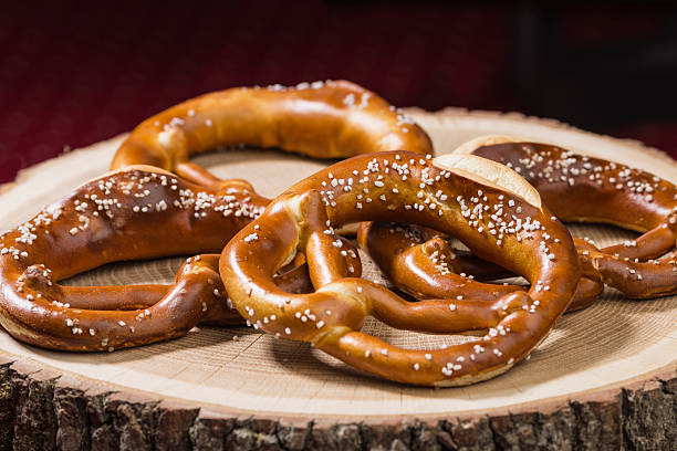 istock Fresh baked salted pretzels 465503397