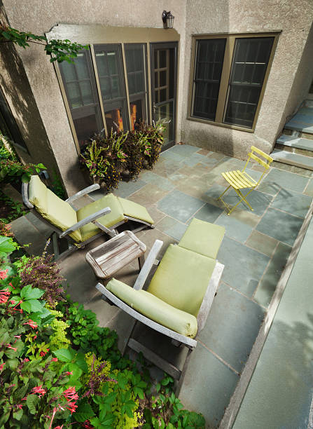 istock Residential Home Backyard Patio Retreat 465503893