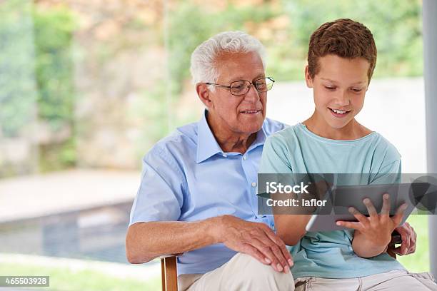 Grandpas Are The Best Stock Photo - Download Image Now - 2015, Active Seniors, Adolescence